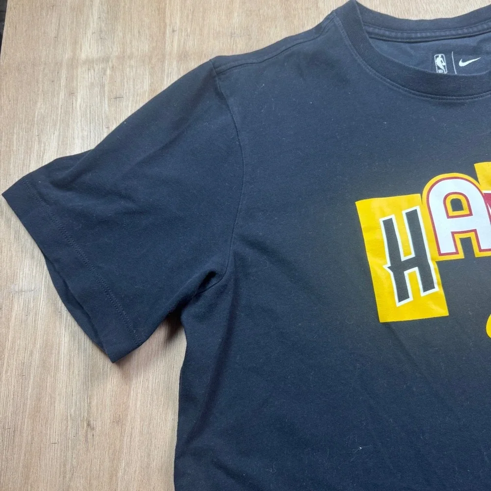 Nike Atlanta Hawks NBA Men's Black Graphic T-Shirt Tee Size L